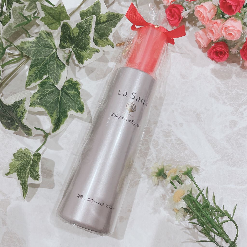 海藻 シルキー ヘア スプレー/ラサーナ/ヘアスプレーを使ったクチコミ（1枚目）