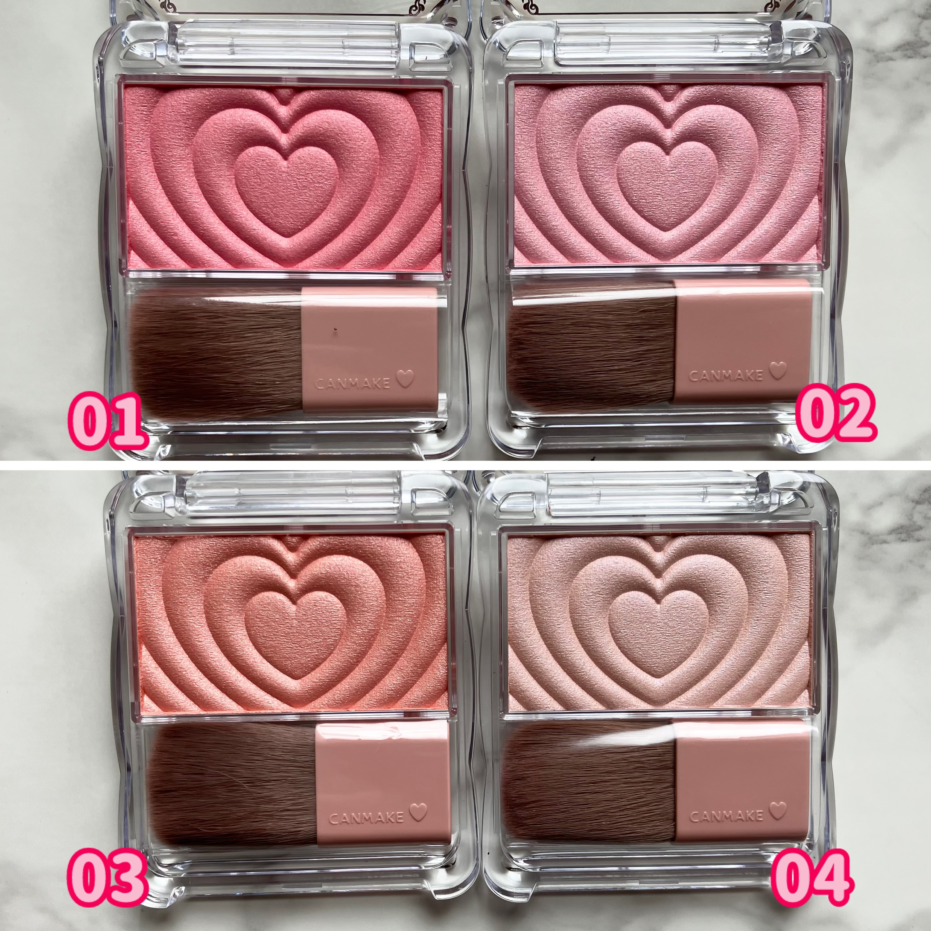 パウダーチークス/キャンメイク/パウダーチークを使ったクチコミ（2枚目）