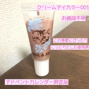 メイクアップコレクション 2019 クリーム アイカラー/PAUL & JOE BEAUTE/スキンケアキットを使ったクチコミ（2枚目）