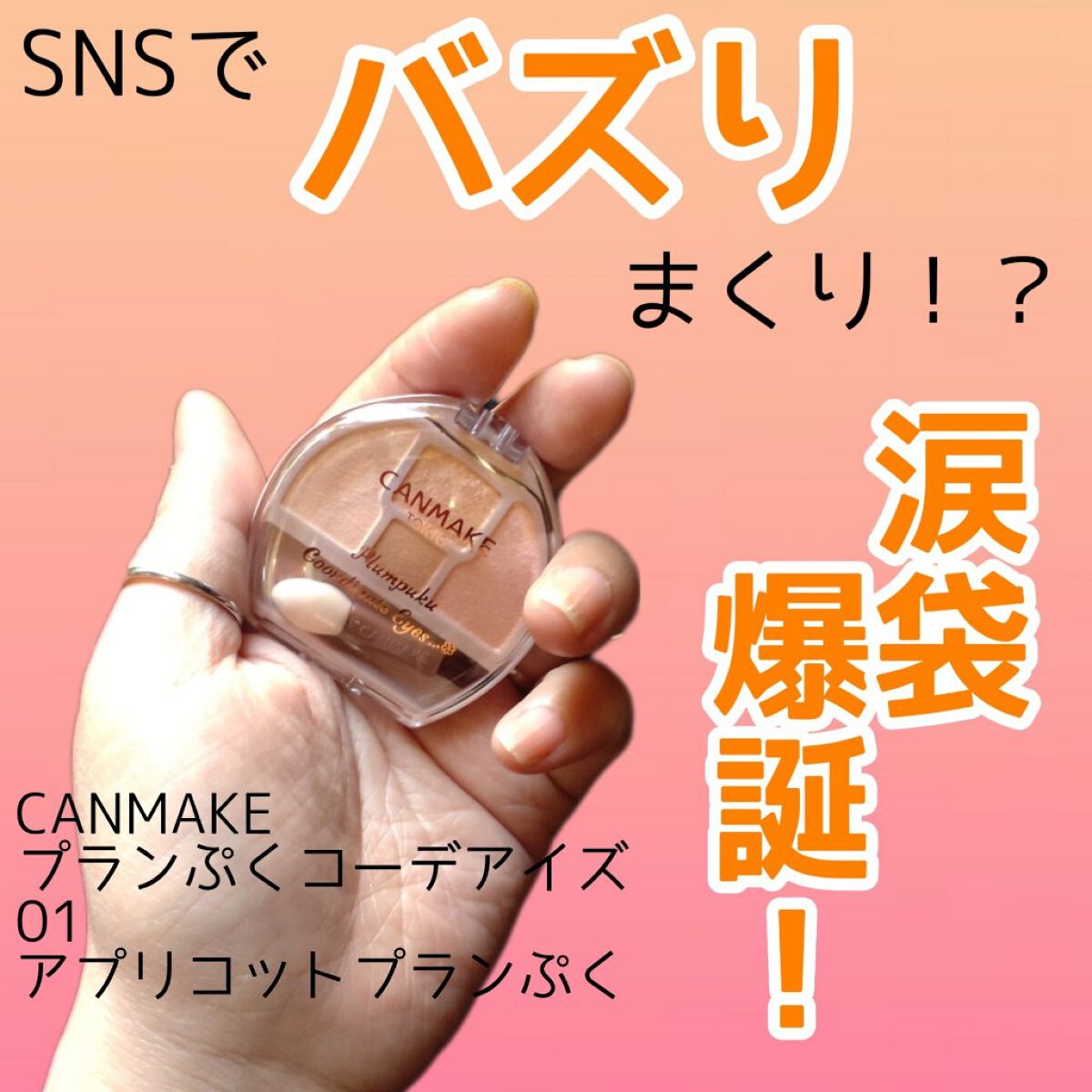 プランぷくコーデアイズ/キャンメイク/パウダーアイシャドウを使ったクチコミ（1枚目）