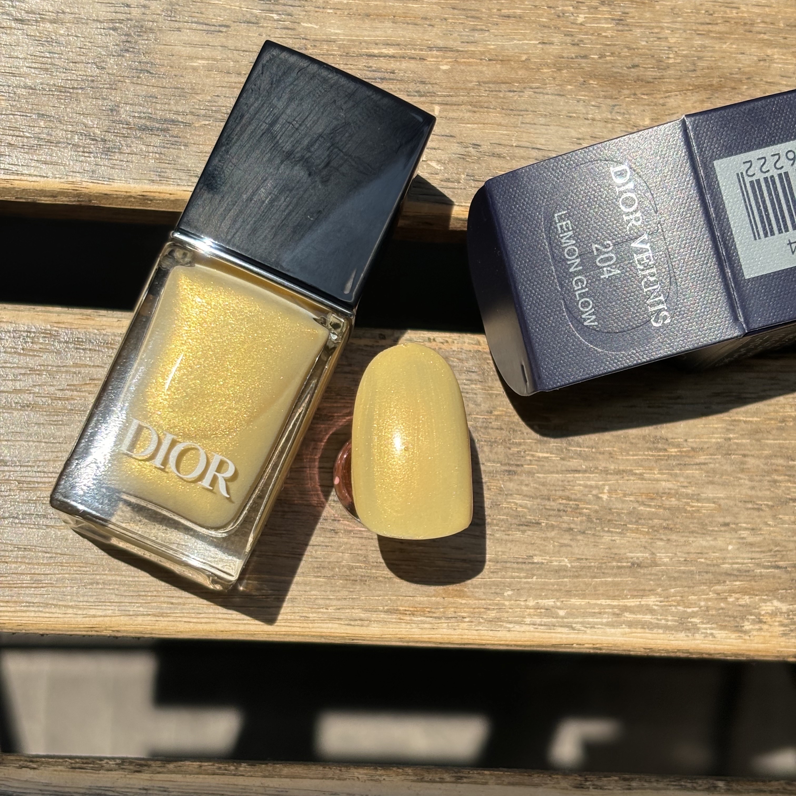 【未使用に近い】ディオールヴェルニ　204　 LEMONGROW Dior - Dior ネイル ヴェルニ204 レモングロウの通販 by m shop