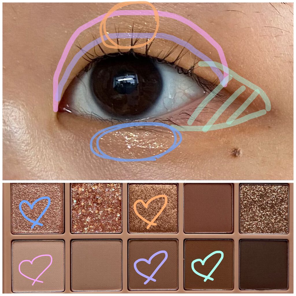 ベターザンパレット/rom&nd/アイシャドウパレットを使ったクチコミ（2枚目）