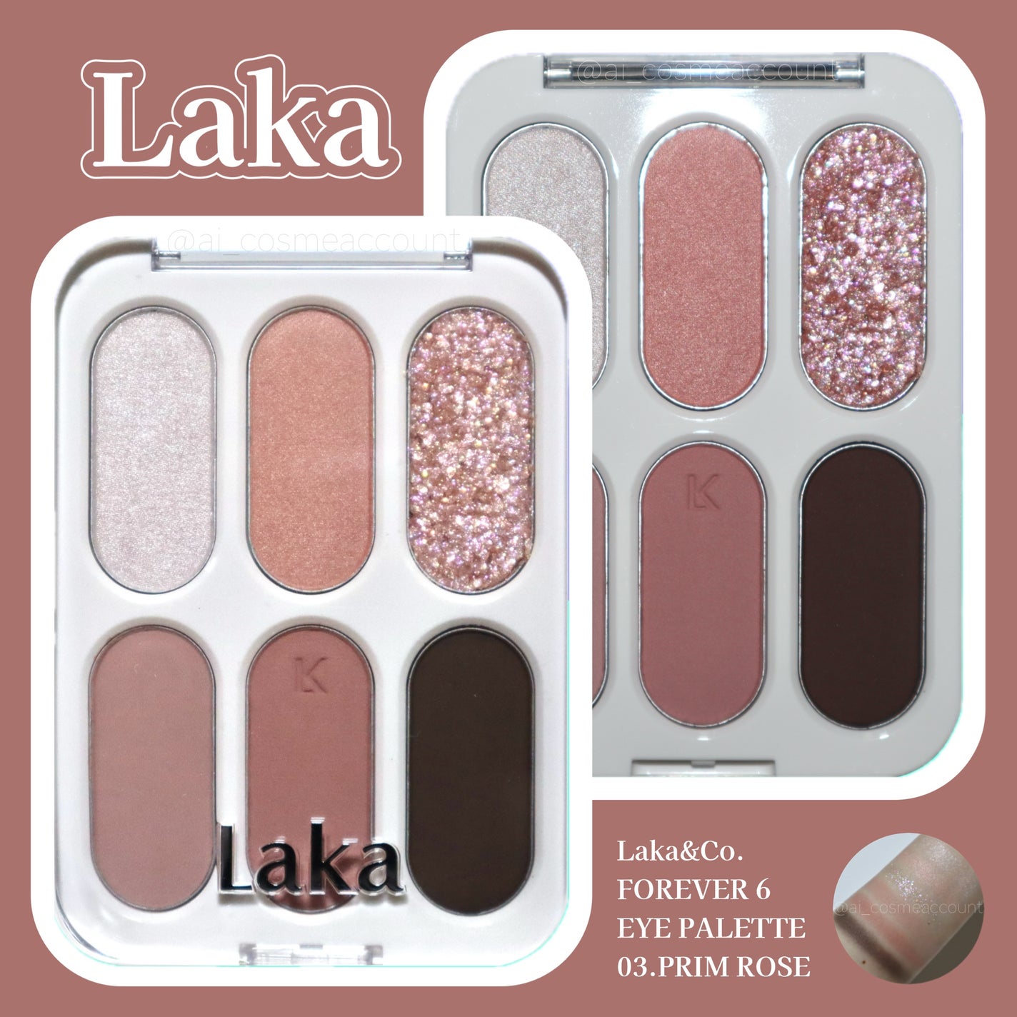 フォーエバー6アイパレット/Laka/アイシャドウパレットを使ったクチコミ(1枚目)