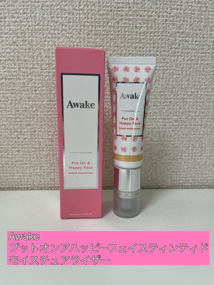 プットオンアハッピーフェイス ティンティド モイスチュアライザー/Awake/CCクリームを使ったクチコミ(1枚目)
