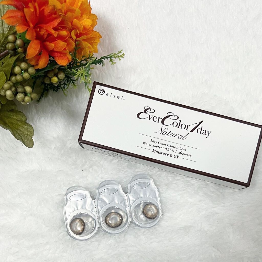 エバーカラーワンデー ナチュラル/エバーカラー/ワンデー(1DAY)カラコンを使ったクチコミ(1枚目)