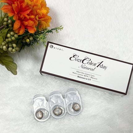 エバーカラーワンデー ナチュラル/エバーカラー/ワンデー(1DAY)カラコンを使ったクチコミ(1枚目)