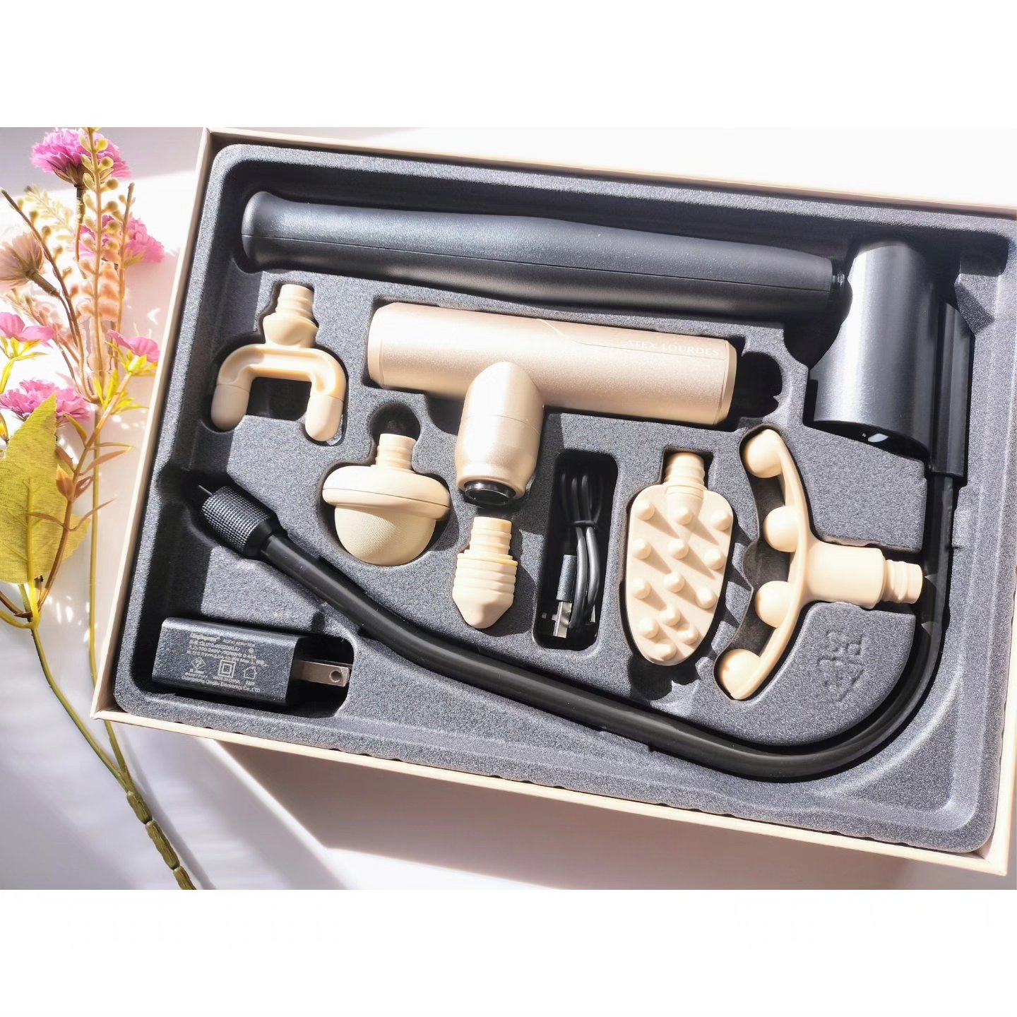 ルルドガン プラスアーム  AX-HX336/ルルド/マッサージガンを使ったクチコミ（2枚目）