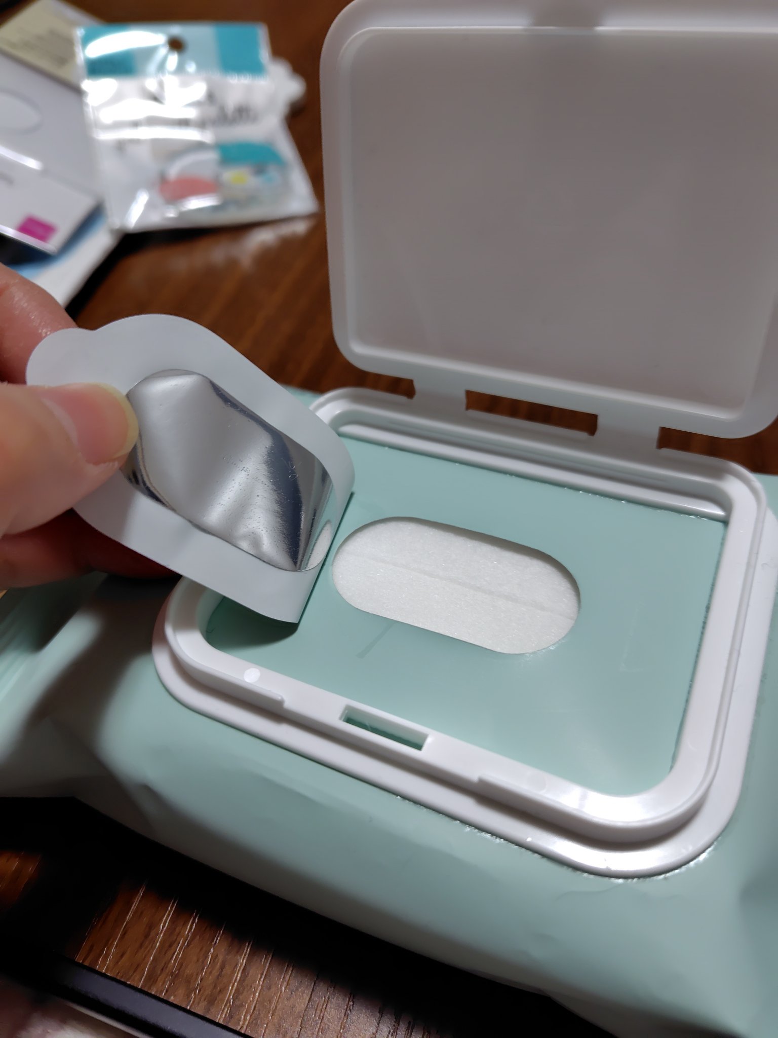 FilliMilli ブラシクレンジングティッシュ/fillimilli/その他化粧小物を使ったクチコミ（2枚目）