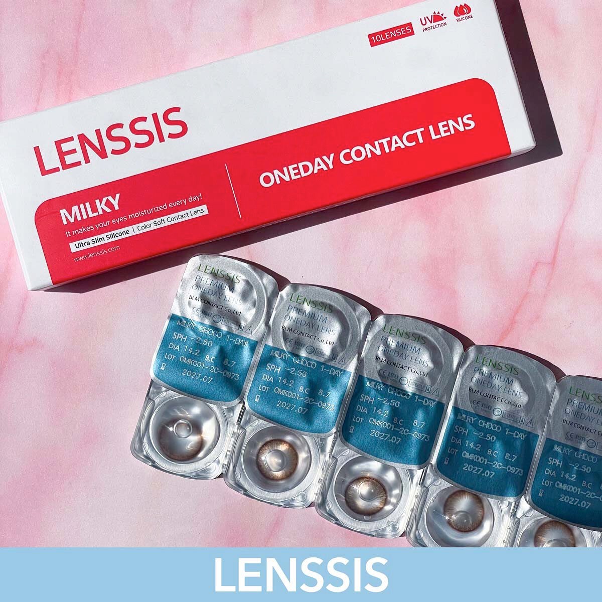 ミルキーシリーズ/LENSSIS/カラーコンタクトレンズを使ったクチコミ(5枚目)