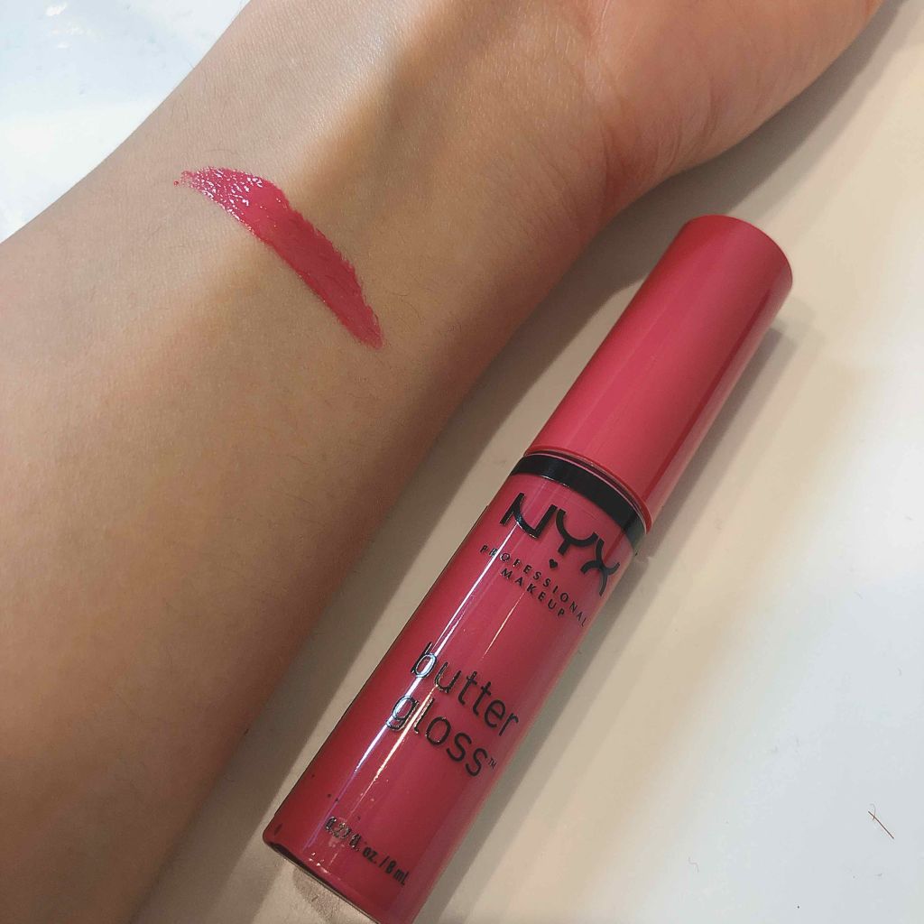 バターグロス/NYX Professional Makeup/リップグロスを使ったクチコミ(2枚目)