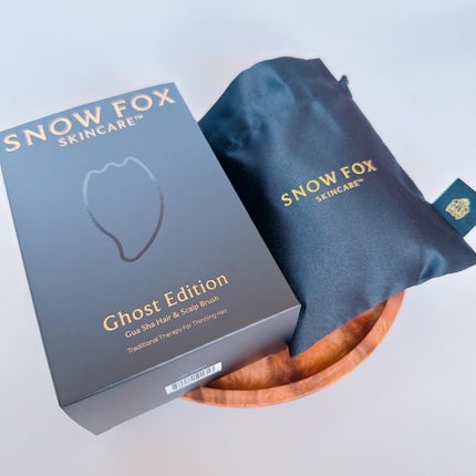 プレミアム FOX カッサ ゴースト ヘアブラシ ブラック/SNOW FOX SKINCARE/ヘアブラシを使ったクチコミ(4枚目)