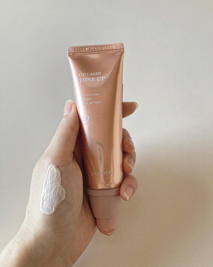スキンエンハンサーコラーゲントーンアップクリーム/LABIOTTE/日焼け止めクリームを使ったクチコミ(2枚目)