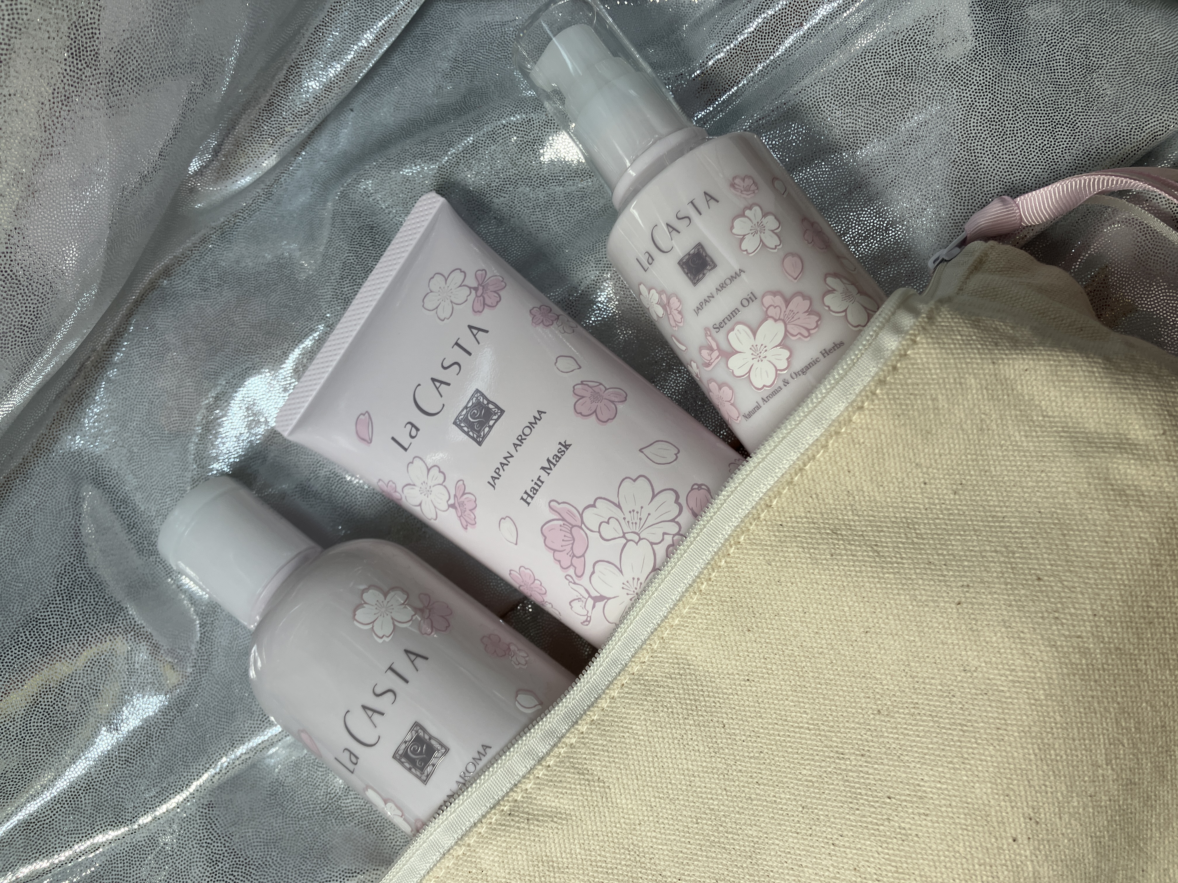 ラ・カスタ ジャパンアロマ ブライトコフレ 桜百花/ラ・カスタ/その他キットセットを使ったクチコミ（1枚目）