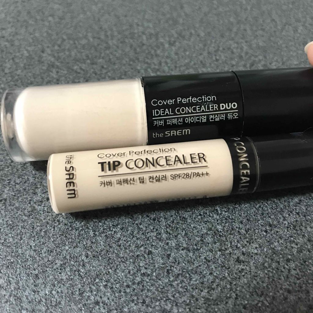 カバーパーフェクション チップコンシーラー/the SAEM/リキッドコンシーラーを使ったクチコミ（1枚目）