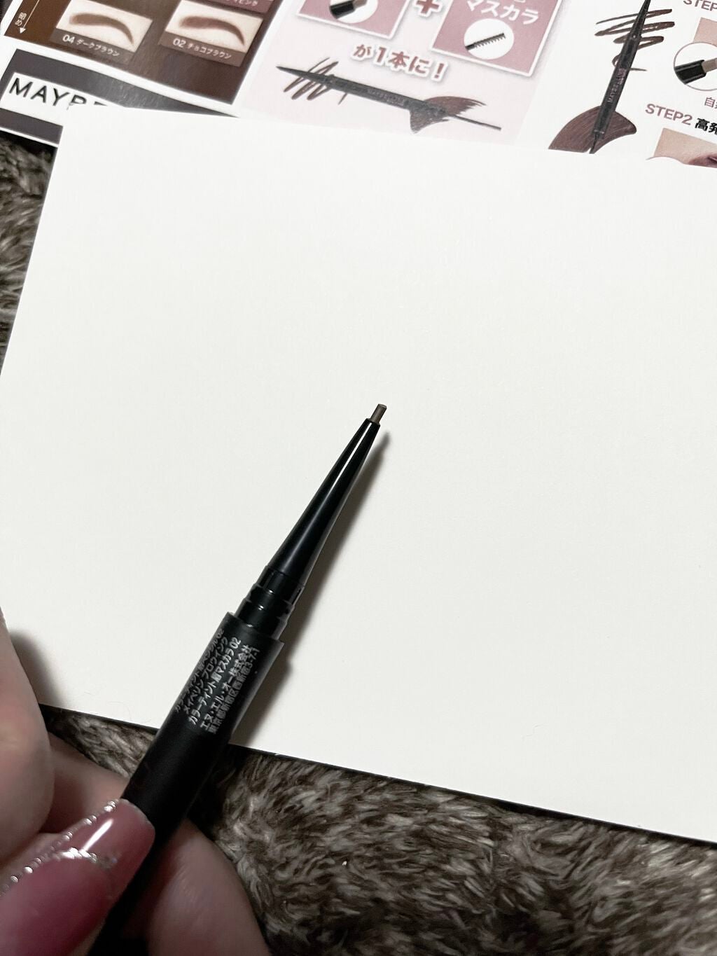 ブロウインク カラーティントデュオ/MAYBELLINE NEW YORK/眉ティントを使ったクチコミ(3枚目)