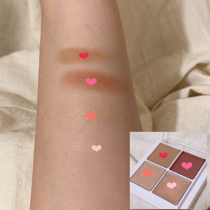 THE アイパレR/b idol/アイシャドウパレットを使ったクチコミ(7枚目)