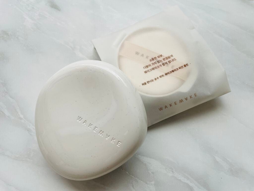 ビーガンクリーンピュアカバークッション/wakemake/クッションファンデーションを使ったクチコミ(2枚目)