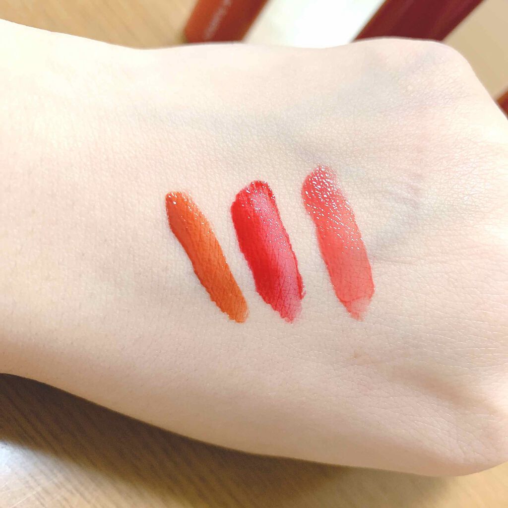 ジューシーラスティングティント/rom&nd/リップティントを使ったクチコミ(2枚目)