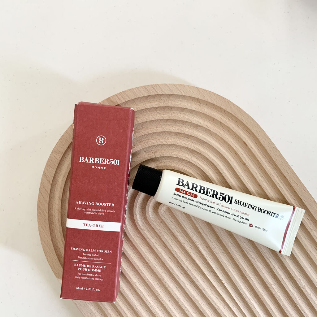 シェービングブースター Ｔ（ティーツリー）/BARBER501/ムダ毛ケアを使ったクチコミ（3枚目）