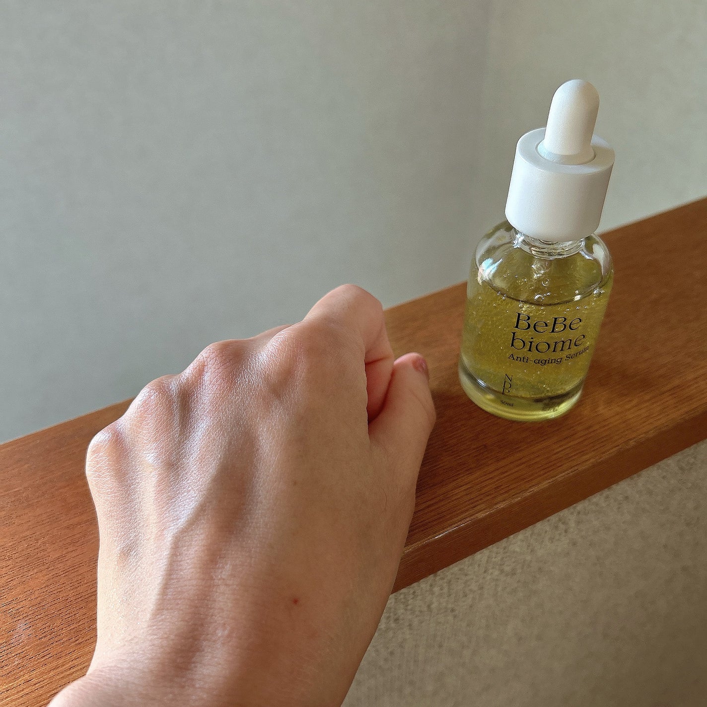 ベベバイオームアンチエイジングセラム/NATURAL DERMA PROJECT/美容液を使ったクチコミ(4枚目)