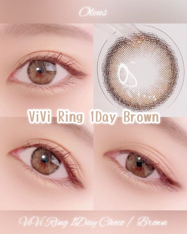 ViVi Ring 1day/OLENS/ワンデー（１DAY）カラコンを使ったクチコミ（3枚目）