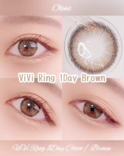 ViVi Ring 1day/OLENS/ワンデー(1DAY)カラコンを使ったクチコミ(3枚目)