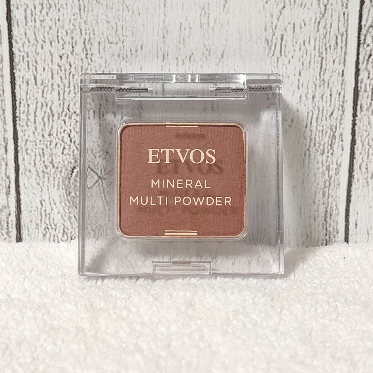 ミネラルマルチパウダー モーブベージュ/エトヴォス/単色アイシャドウを使ったクチコミ（1枚目）