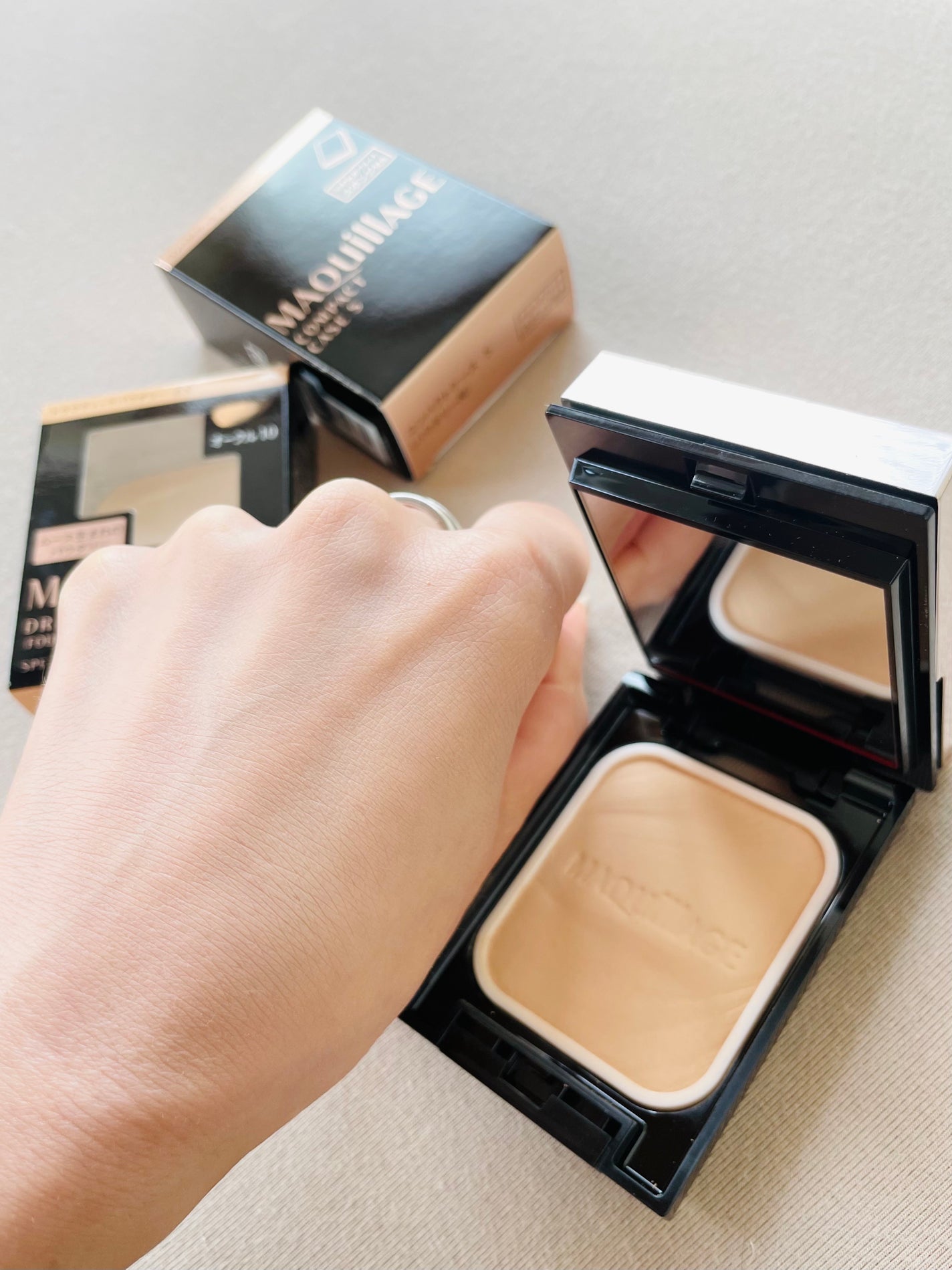 ドラマティックパウダリー EX/マキアージュ/パウダーファンデーションを使ったクチコミ(3枚目)