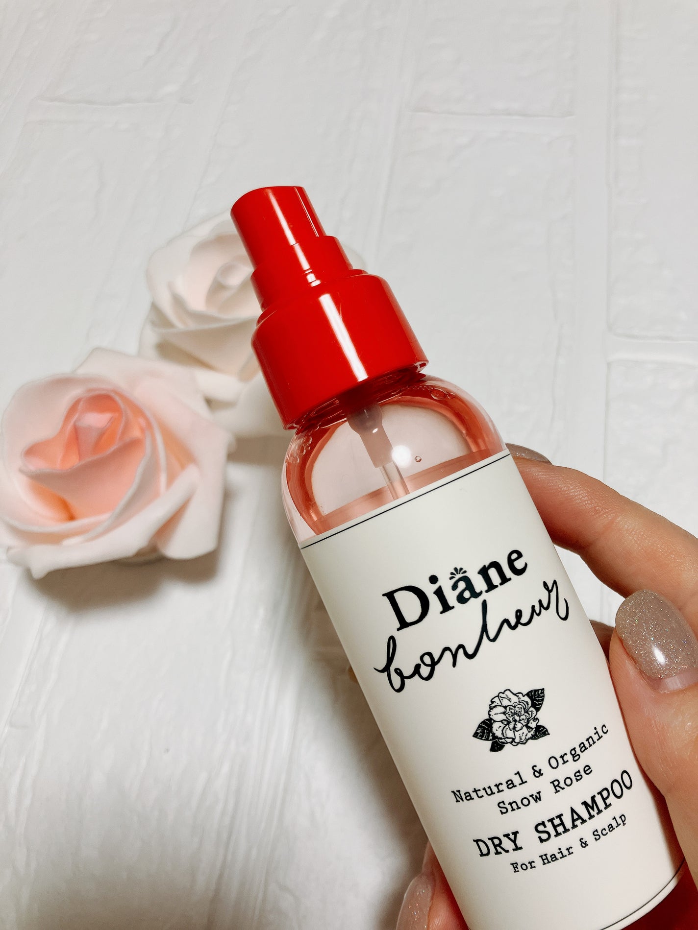 ダイアンボヌール ドライシャンプー スノーローズ/ダイアン/ドライシャンプーを使ったクチコミ(3枚目)