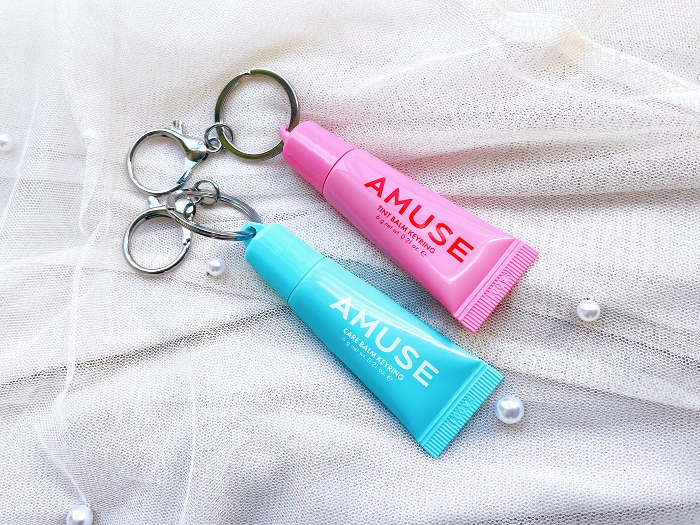 ケア/ティントバームキーリング/AMUSE/リップグロスを使ったクチコミ(1枚目)