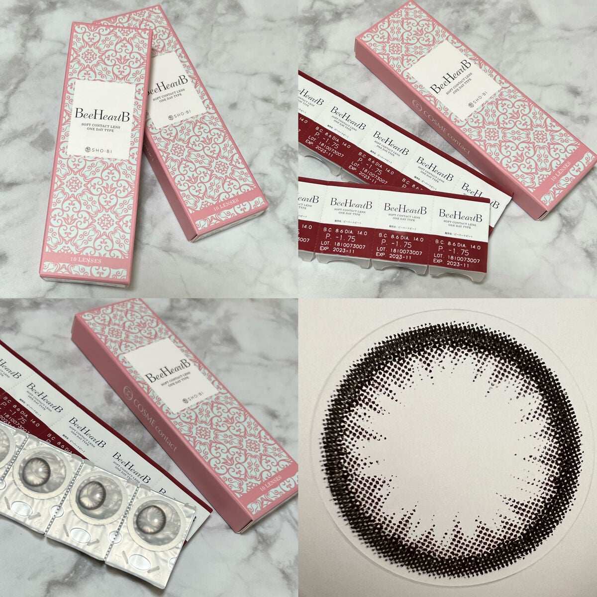BeeHeartB 1day/BeeHeartB/ワンデー(1DAY)カラコンを使ったクチコミ(3枚目)