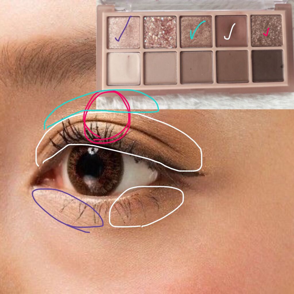 ベターザンパレット/rom&nd/アイシャドウパレットを使ったクチコミ（2枚目）