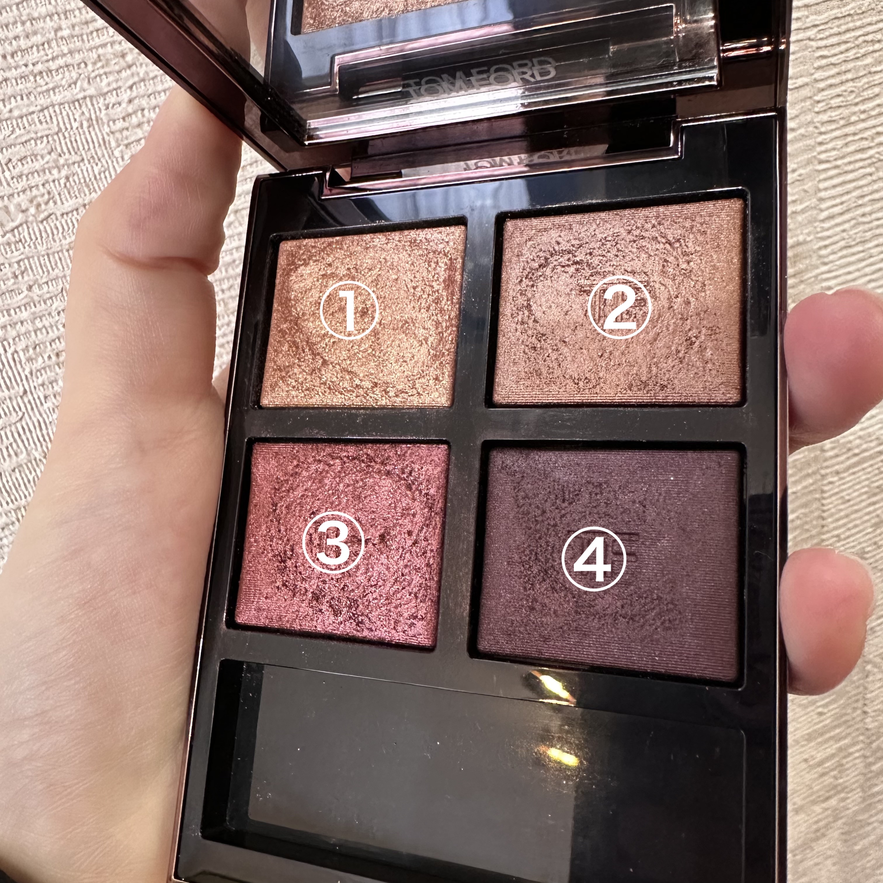 アイ カラー クォード/TOM FORD BEAUTY/アイシャドウパレットを使ったクチコミ（3枚目）