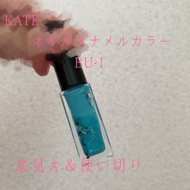 ネイルエナメルカラー BU-1/KATE/マニキュアを使ったクチコミ（1枚目）