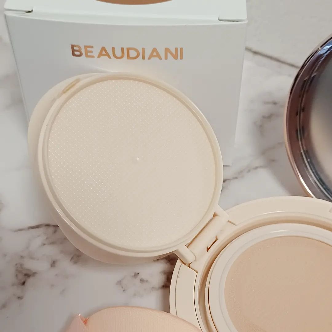 メッシュタイトアップクッション/BEAUDIANI/クッションファンデーションを使ったクチコミ(5枚目)