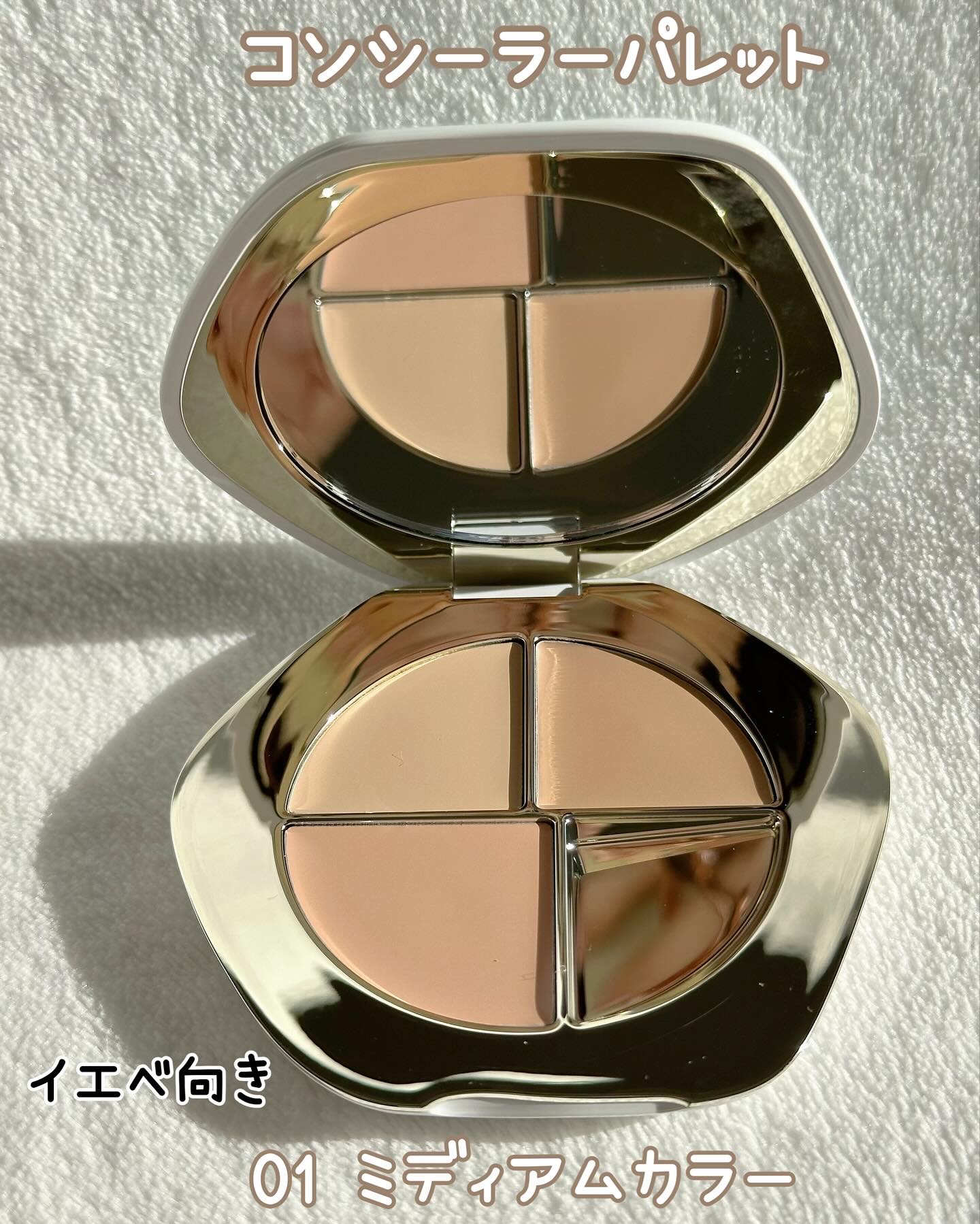 TIMAGE  クリーミーコンシーラーパレット/TIMAGE/パレットコンシーラーを使ったクチコミ（2枚目）