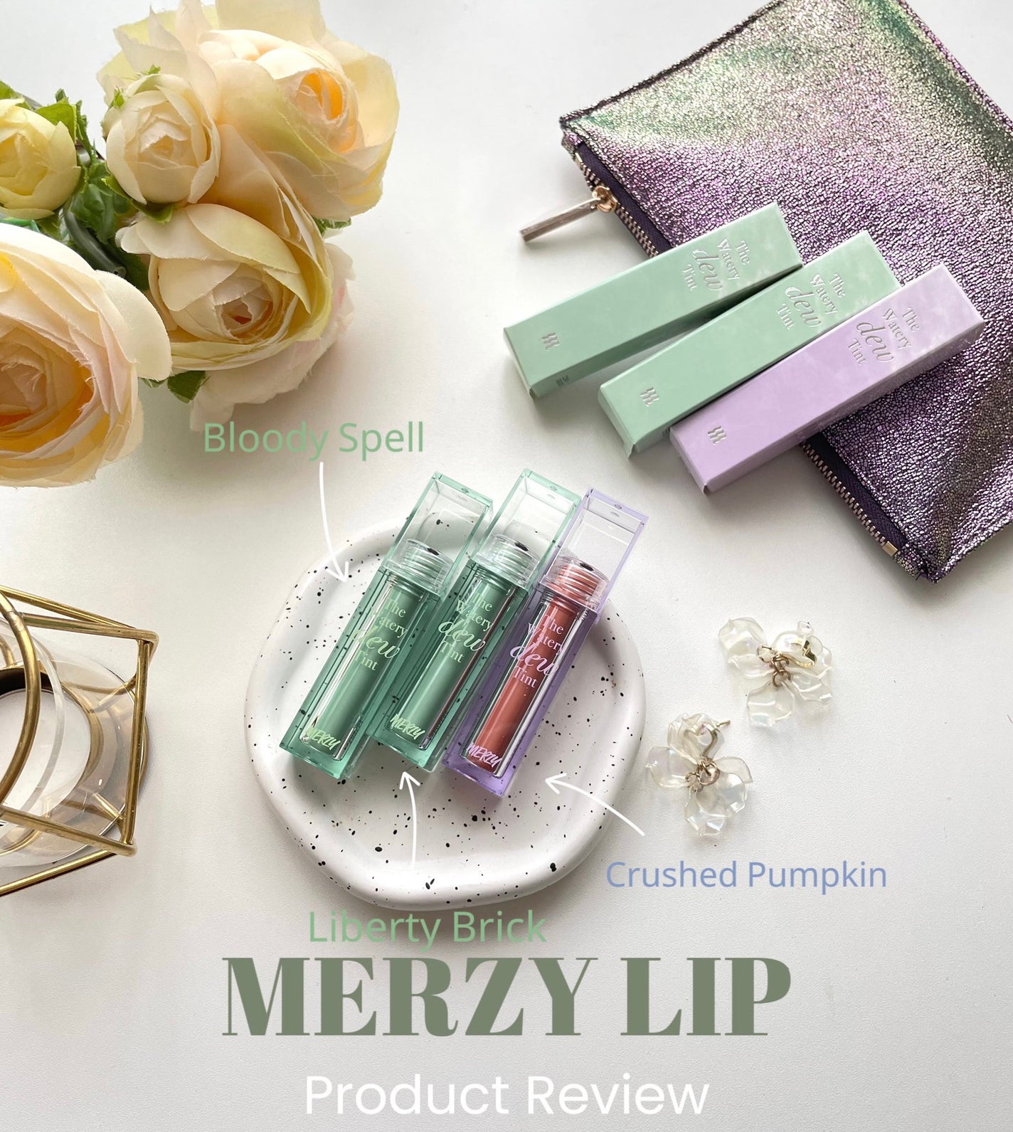 ザ ウォータリーデューティント/MERZY/リップティントを使ったクチコミ(1枚目)