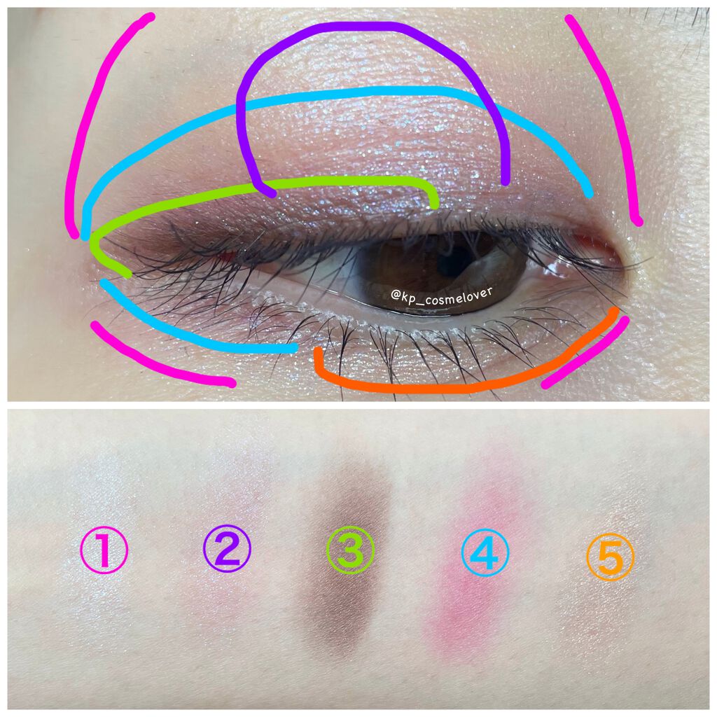 ドレッシーシャドウ/CipiCipi/アイシャドウパレットを使ったクチコミ（2枚目）