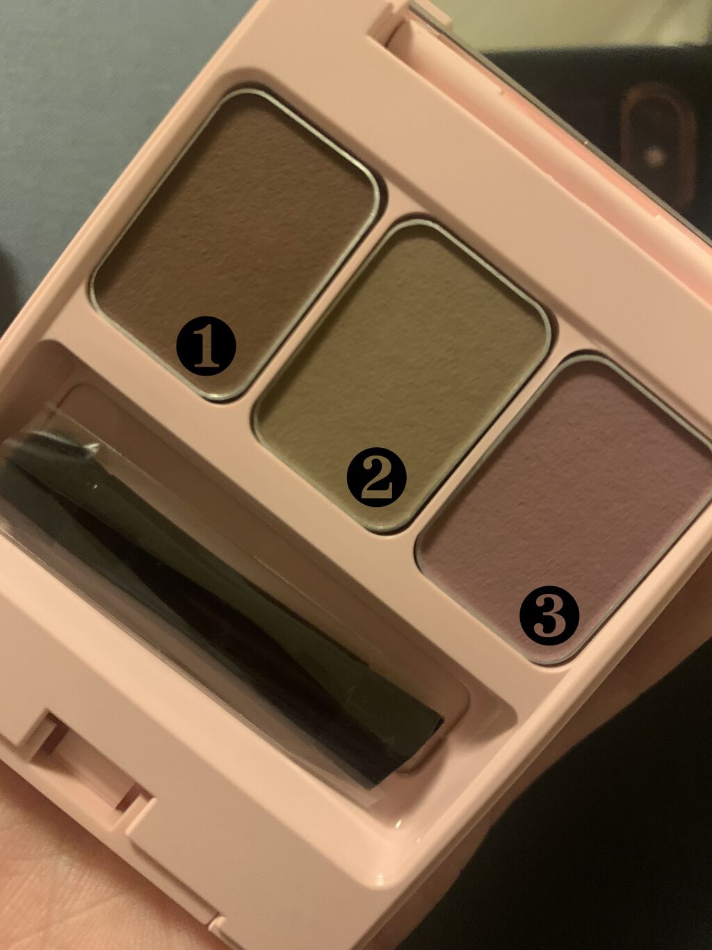 フーミー　アイブロウブラシ 熊野筆/WHOMEE/メイクブラシを使ったクチコミ（2枚目）