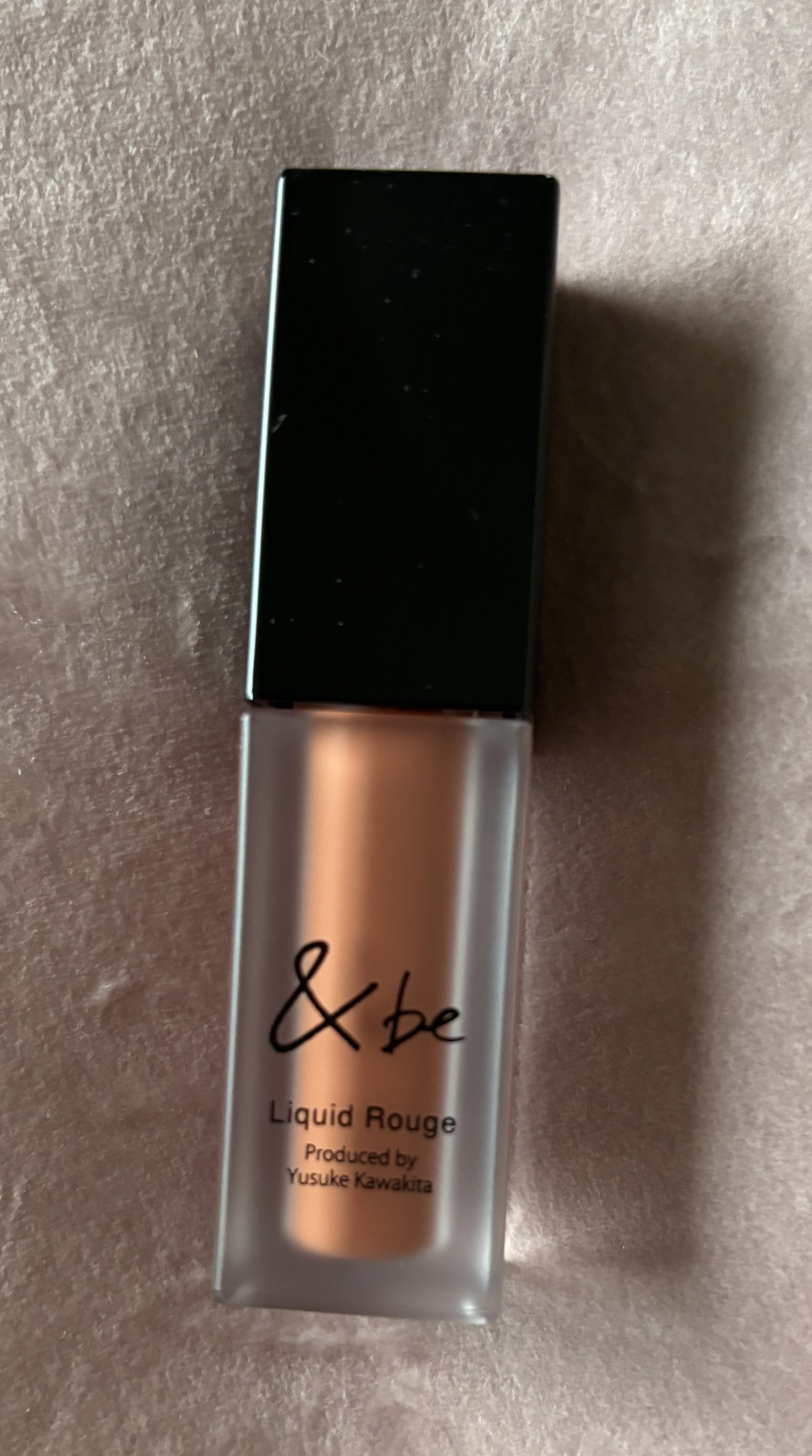 &be リキッドルージュ ヌードベージュ/＆be/口紅を使ったクチコミ（1枚目）