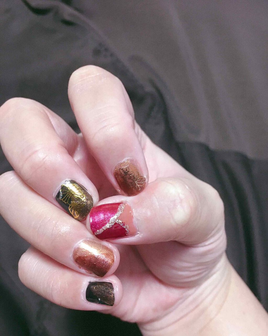 キキララ ネイル/DAISO/マニキュアを使ったクチコミ(1枚目)