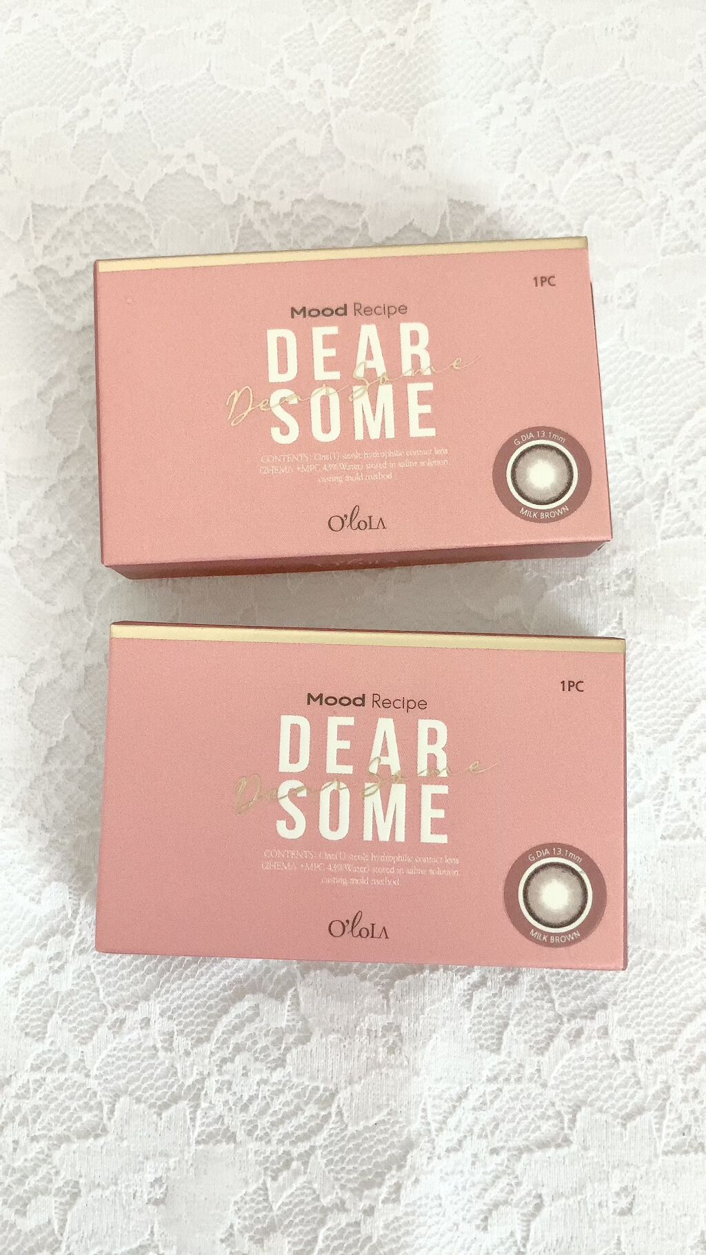 ディアサム(DearSome)/OLOLA/カラーコンタクトレンズを使ったクチコミ（1枚目）