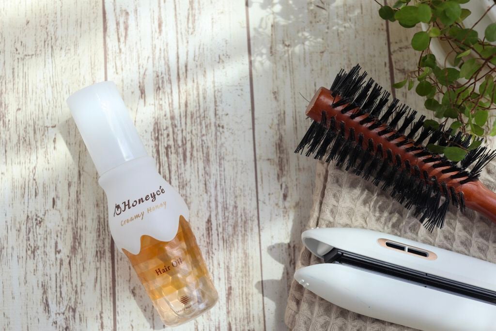 クリーミーハニー ヘアオイル/ハニーチェ/ヘアオイルを使ったクチコミ(2枚目)