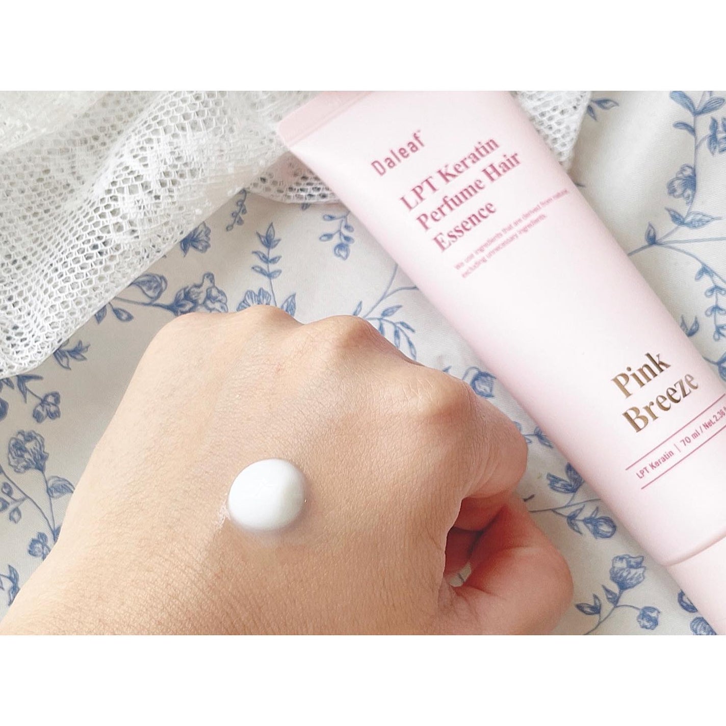 LPT Keratin パフュームヘアエッセンス Blooming Rose/Daleaf/ヘアミルクを使ったクチコミ(2枚目)