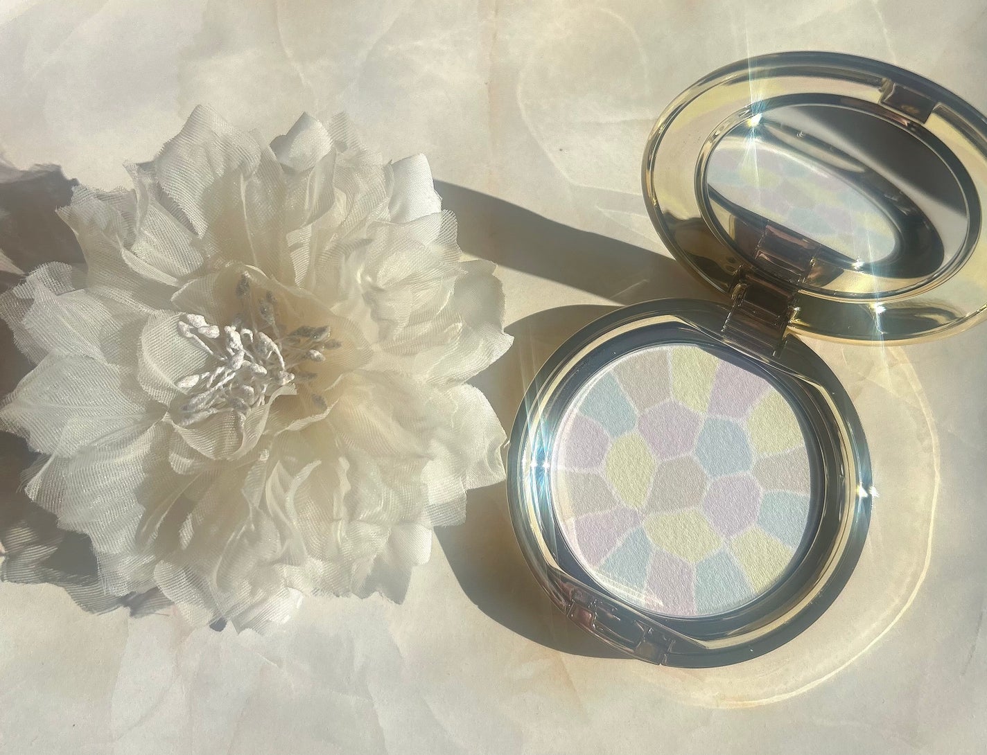 ラ プードル オートニュアンス/Elégance/プレストパウダーを使ったクチコミ(4枚目)