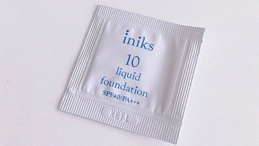 iniks リキッド ファンデーションのクチコミ「❤︎iniks リキッド ファンデーション 10：ライトオークル❤︎

新しいファンデーション.....」（2枚目）