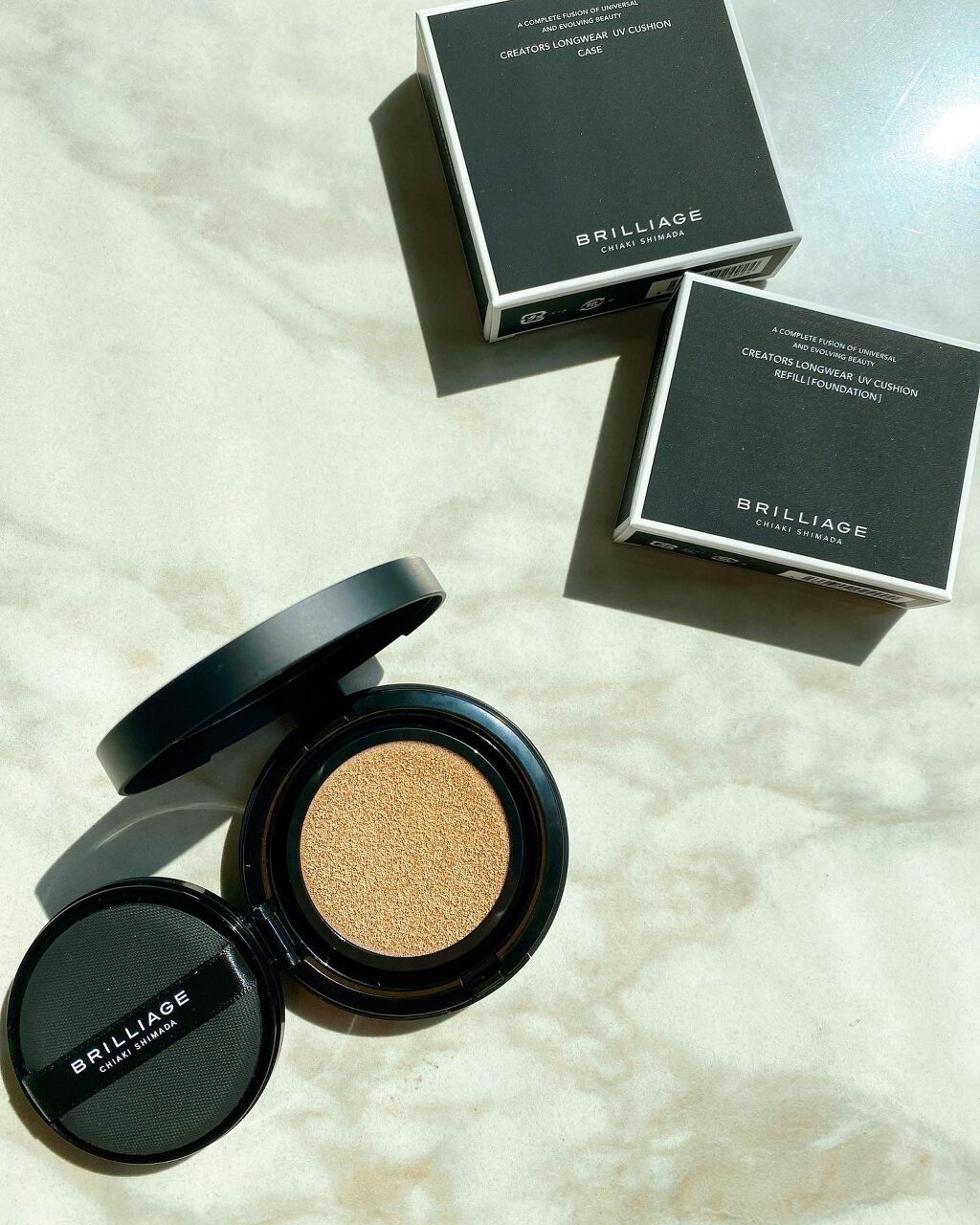 クリエイターズ ロングウェア UV クッション/ブリリアージュ/クッションファンデーションを使ったクチコミ(1枚目)