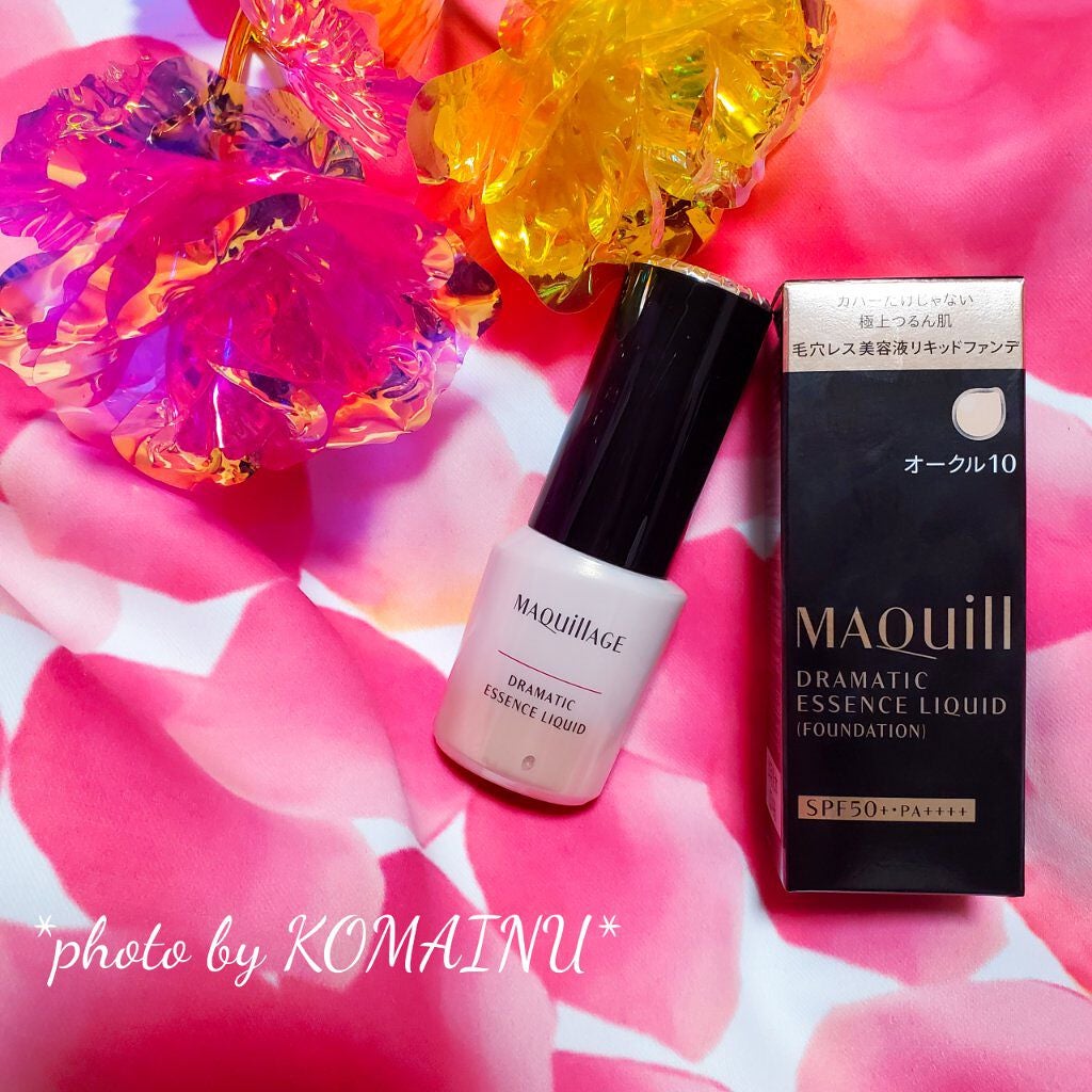 ドラマティックエッセンスリキッド/マキアージュ/リキッドファンデーションを使ったクチコミ(1枚目)