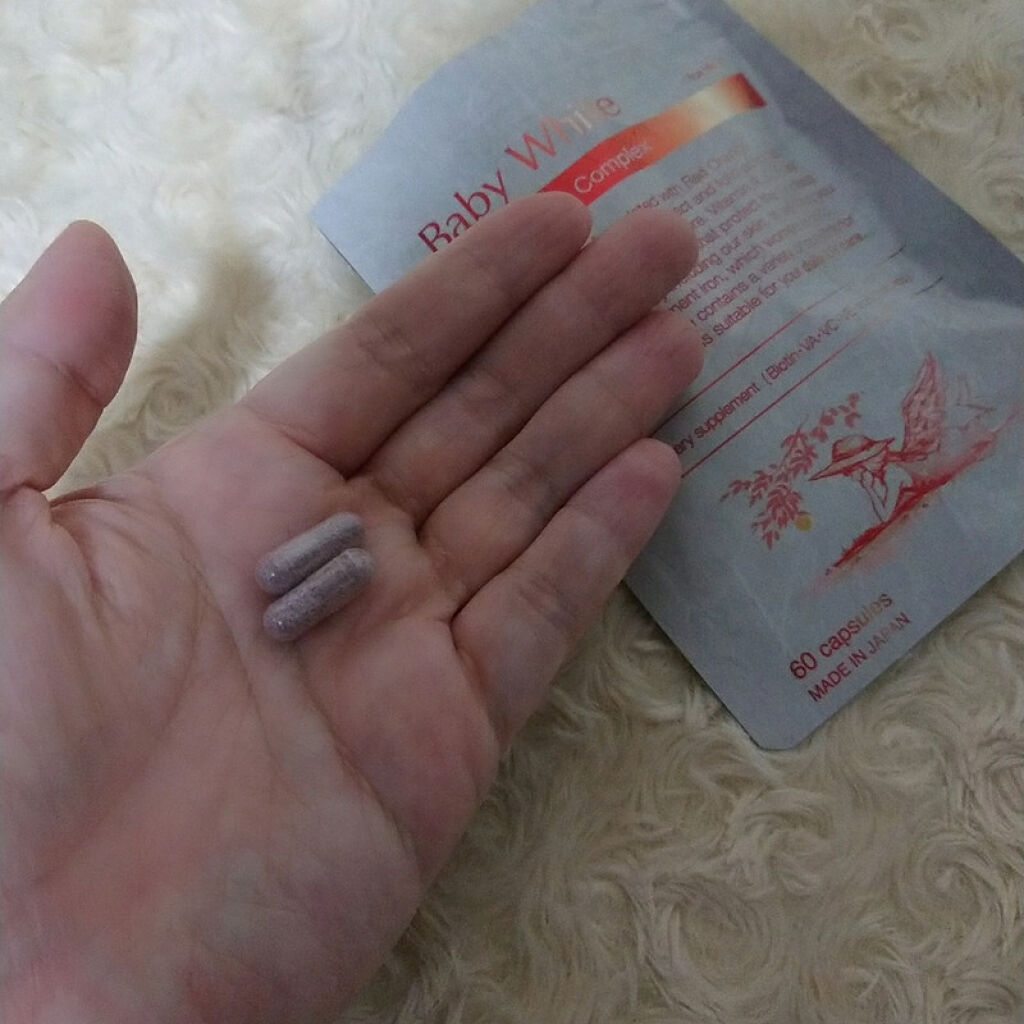 Baby White 60粒/renaTerra/美容サプリメントを使ったクチコミ（2枚目）