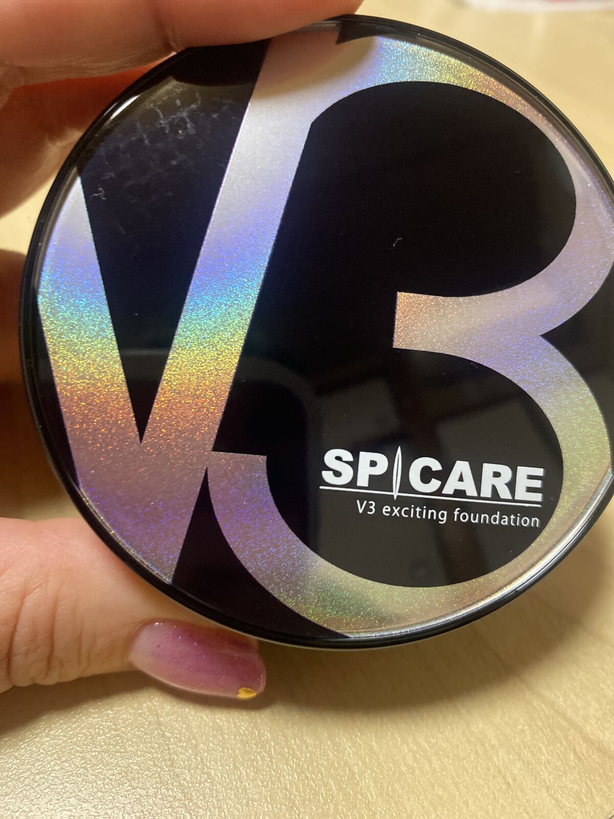 V3 エキサイティングファンデーション/SPICARE/クッションファンデーションを使ったクチコミ（2枚目）